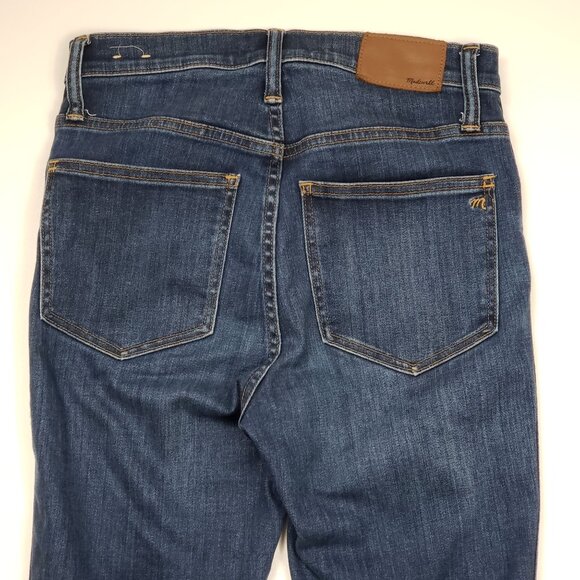 Madewell 10" High-Rise Skinny Jeans in Danny Wash: TENCEL™ Denim Edition Size 25 - Picture 12 of 16